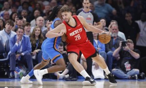 杜兰特23分六犯申京39+11+7 雷霆双加时逆转火箭