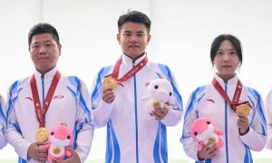 十五运会射击步手枪收官 5项成绩超世界纪录